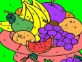 Hry Fruit On A Plate: Coloring