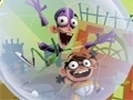 Hry Fanboy and Chum Chum-running in a bubble