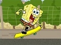 Hry Spongebob Beach Skateboading