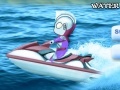 Hry Ultraman Tiga Wave Race. Water scooter