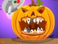 Hry Halloween. Pumpkin dental care