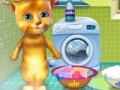 Hry Ginger washing clothes