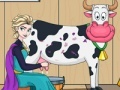 Hry Elsa milking cow