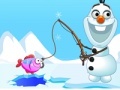 Hry Frozen Olaf. Fishing time