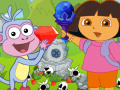 Hry Dora Boots Forest Find Treasure 