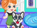Hry Frozen Anna Puppy Caring