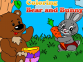 Hry Coloring Bear and Bunny