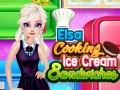Hry Elsa Cooking Ice Cream Sandwiches