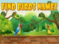 Hry Find Birds Names