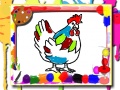Hry Chicken Coloring Book