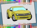 Hry American Cars Coloring Book
