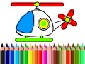 Hry Back To School Helicopter Coloring