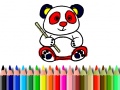 Hry Back To School: Panda Coloring