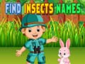 Hry Find Insects Names