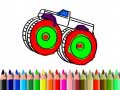 Hry Back To School: Monster Truck Coloring