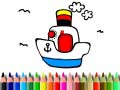 Hry Back to School: Boat Coloring