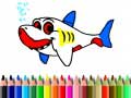 Hry Back To School: Shark Coloring Book