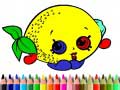 Hry Back To School: Fruits Coloring Book