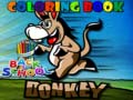 Hry Back To School Coloring Book Donkey