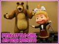 Hry Pink Little Girl and Bear Moments