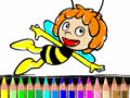 Hry Back To School Maja the Bee Coloring Book
