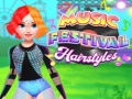 Hry Music Festival Hairstyles