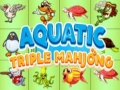 Hry Aquatic triple mahjong