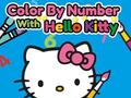 Hry Color By Number With Hello Kitty
