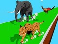 Hry Animal Transform Race 3D