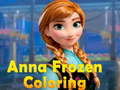 Hry Anna Frozen Coloring