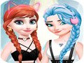 Hry Elsa and Anna Dress Up Makeup 