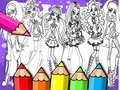 Hry Monster High Coloring Book