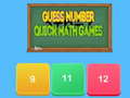 Hry Guess number Quick math games