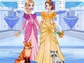 Hry Elsa & Anna's Icy Dress Up
