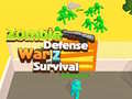 Hry Zombie defense War Z Survival 