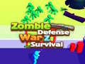 Hry Zombie defense: War Z Survival