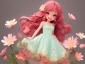 Hry Coloring Book: Flower Dress