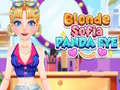 Hry Blonde Sofia Panda Eyes