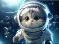 Hry Jigsaw Puzzle: Astronaut-Cat