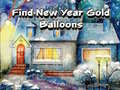 Hry Find New Year Gold Balloons