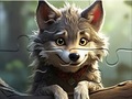 Hry Jigsaw Puzzle: Smiling Wolf