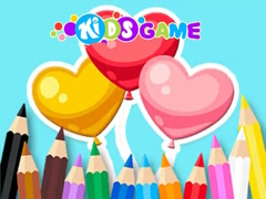 Hry Coloring Book: Heart Balloons
