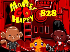 Hry Monkey Go Happy Stage 828