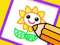 Hry Toddler Drawing: Beautiful Flower