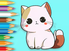 Hry Coloring Book: Cute Kitten