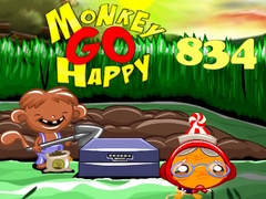 Hry Monkey Go Happy Stage 834