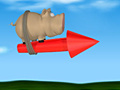 Hry Pig on the Rocket