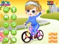 Hry The Little Girl Learn Bicycle