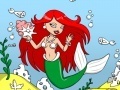 Hry Mermaid Aquarium Coloring Game