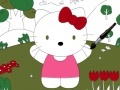Hry Hello kitty online coloring page